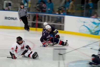 Paralympics sledge hockey team