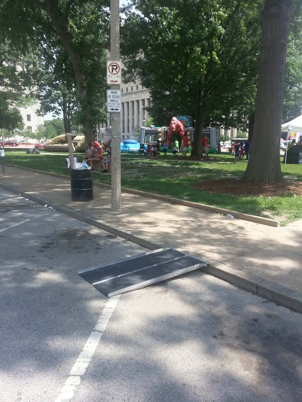 folding wheelchair ramp