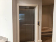 savaria eclipse home elevator downstairs.