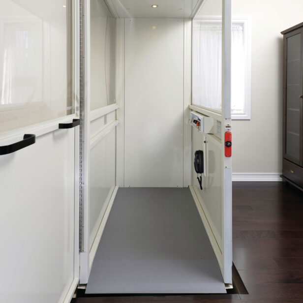 savaria telecab17 home lift open.