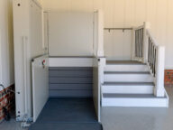 Bruno vertical platform lift front.