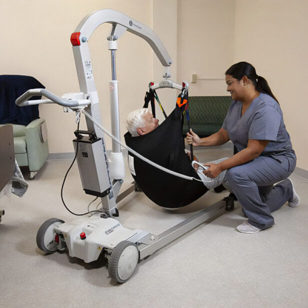 handicare evadrive patient lift floor.