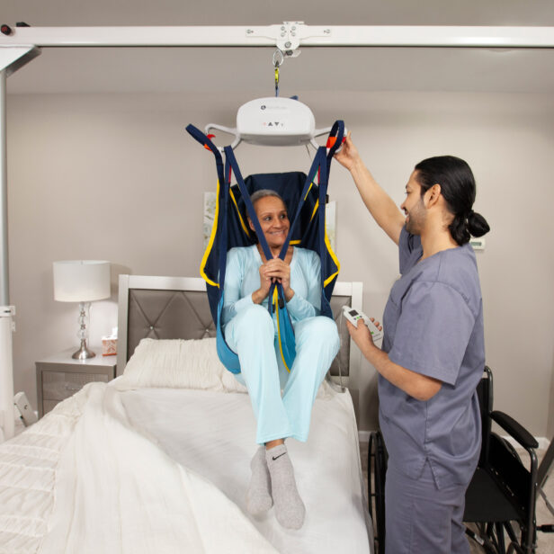 handicare overhead patient lift.