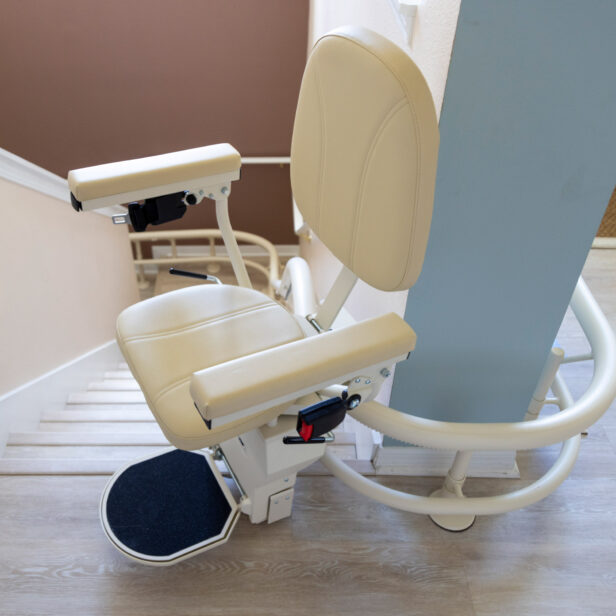 harmar helix curved stairlift.