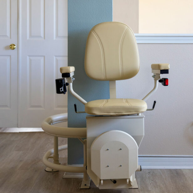 harmar helix curved stairlift.