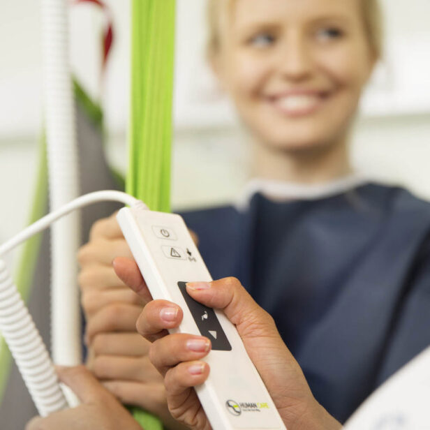 human care overhead patient lift.