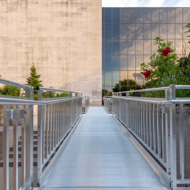 aluminum wheelchair ramp.