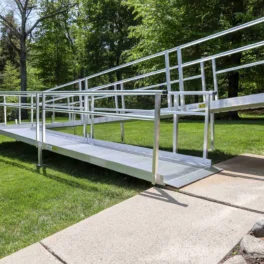 aluminum wheelchair ramp.