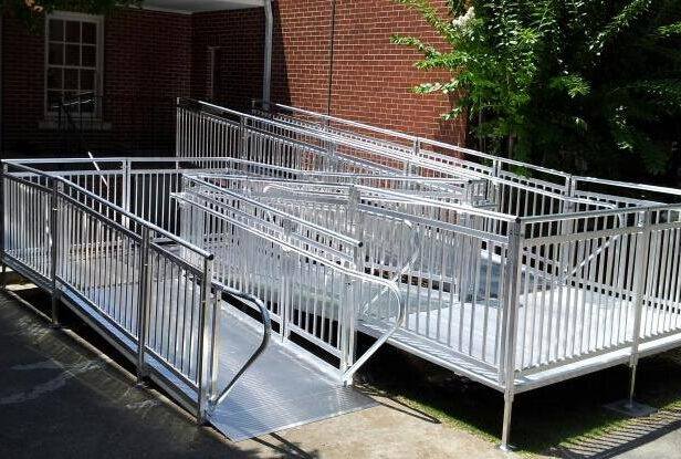 aluminum wheelchair ramp.