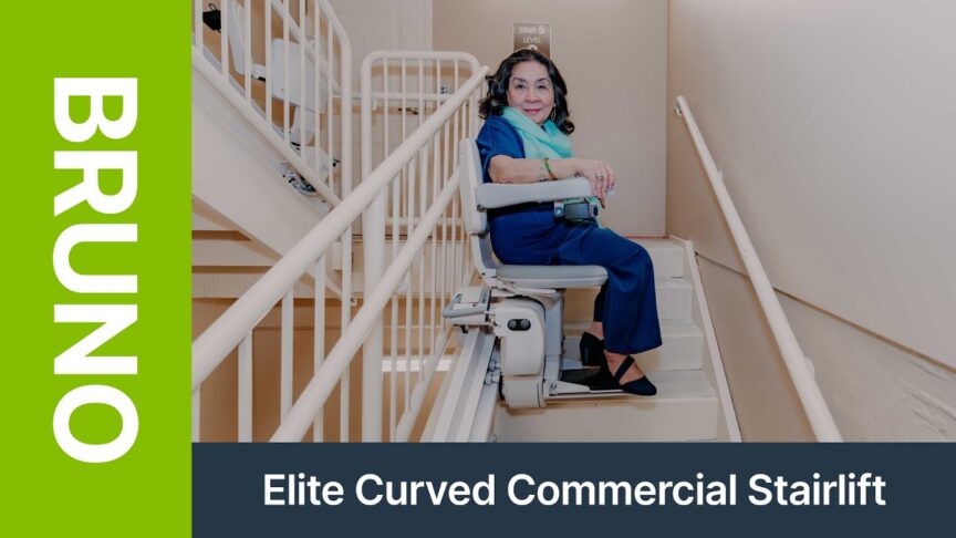 bruno elite curved stairlift thumbnail.