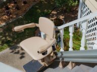 bruno elite outdoor stairlift.